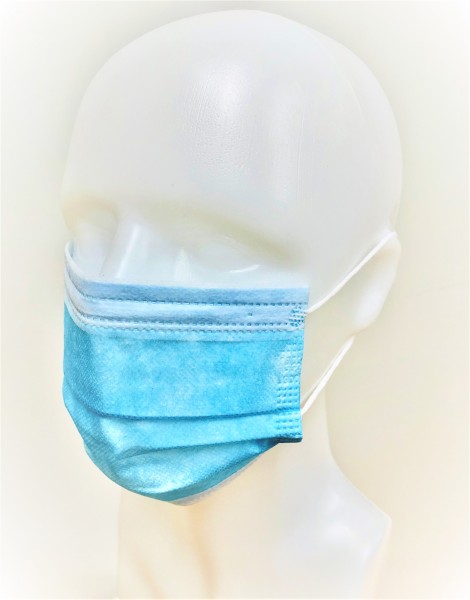 Atemschutzmaske Mundschutz Mundmaske, 3-lagig, 10er Pack